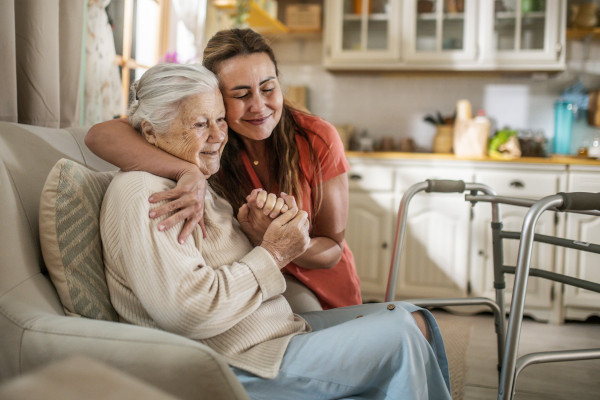 Woman with grand daughter