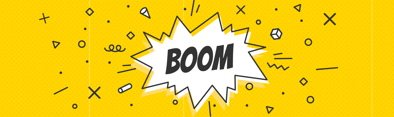 Graphic representing loud noise that requires hearing protection